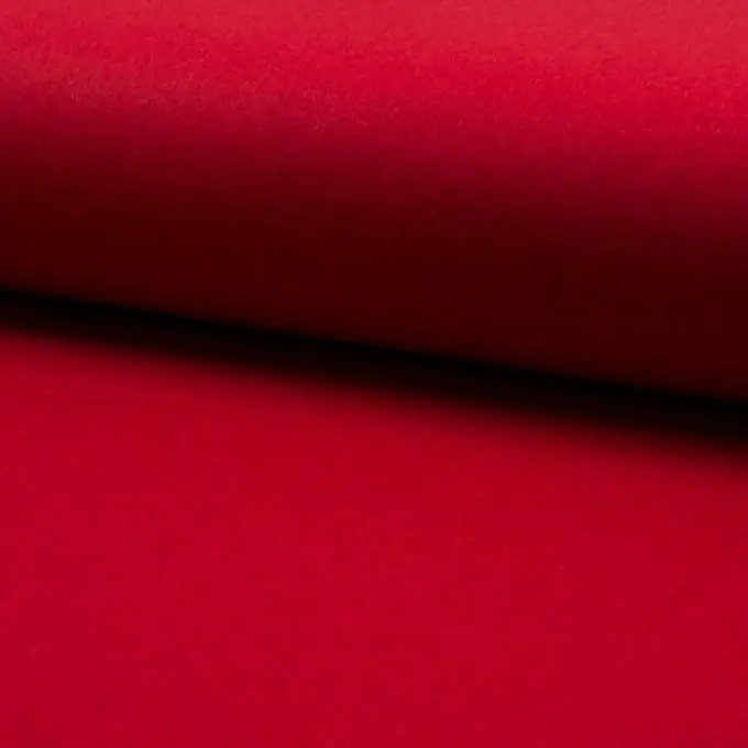 Roter Wollstoff Caban 147cm Breite Solange Der Vorrat Reicht