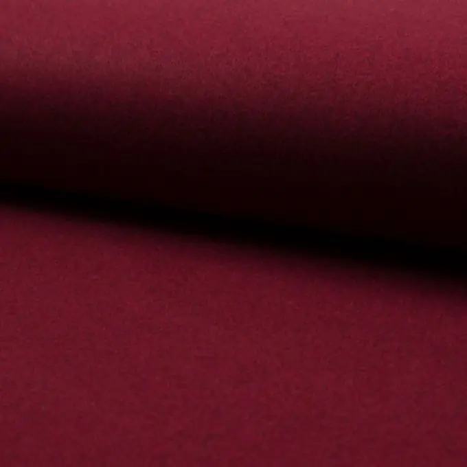 Dunkelroter Caban Wollstoff 147 cm Breite Sichere Zahlung