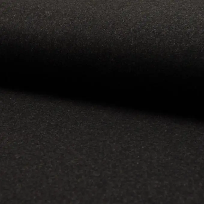 Wollstoff Caban in Kohlefarbe Kracherpreis