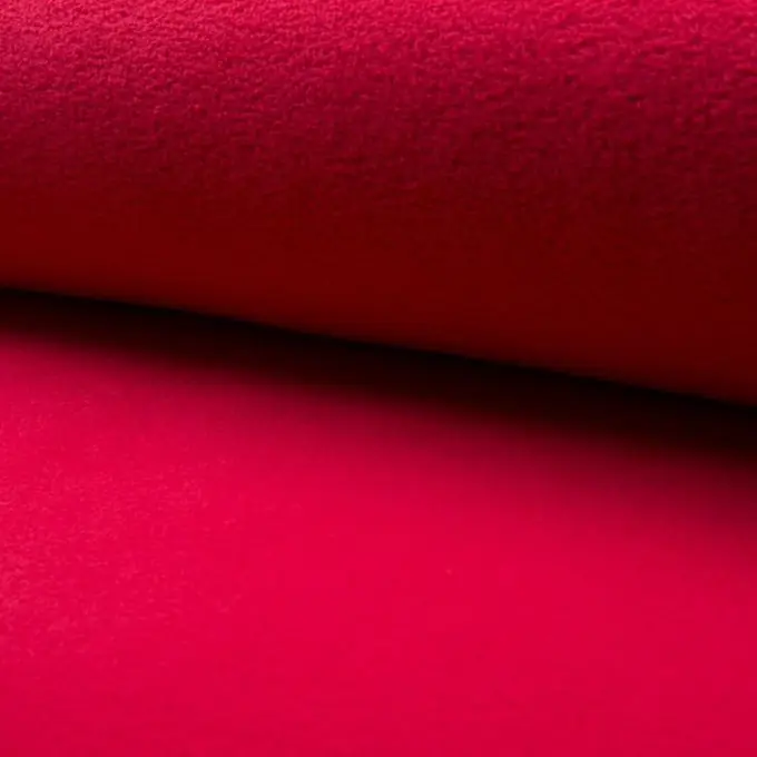 Fleecestoff einfarbig rot Jetzt Kaufen