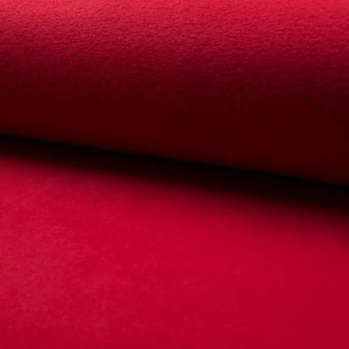 Fleecestoff dunkelrot Top-Angebot