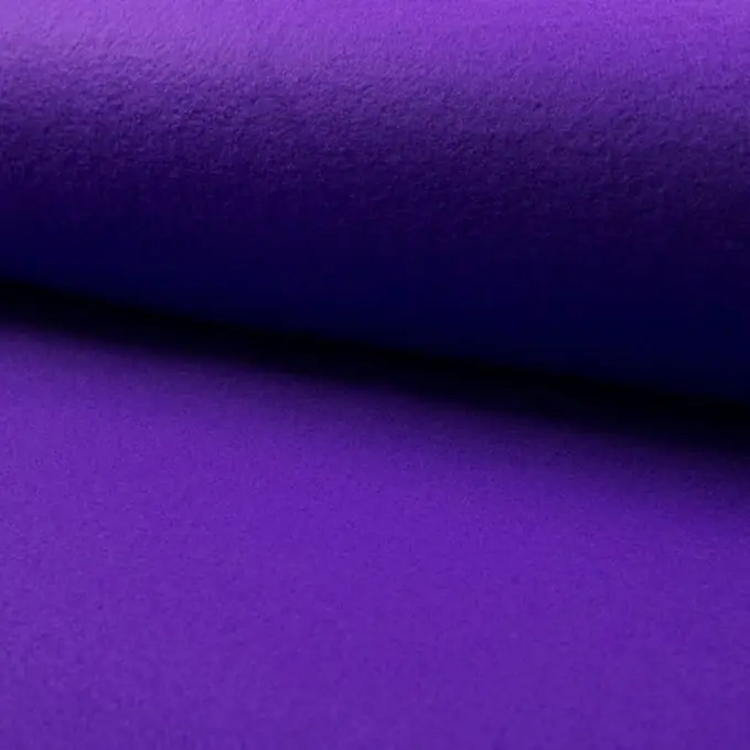 Markenware Fleecestoff einfarbig violett