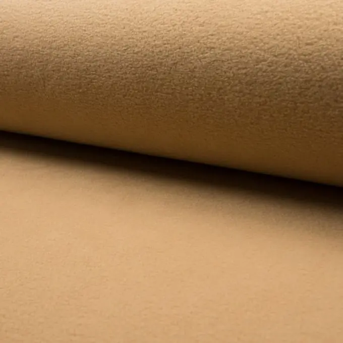 Jetzt Kaufen Fleecestoff Camel 150cm Breite Uni – Weiches Material