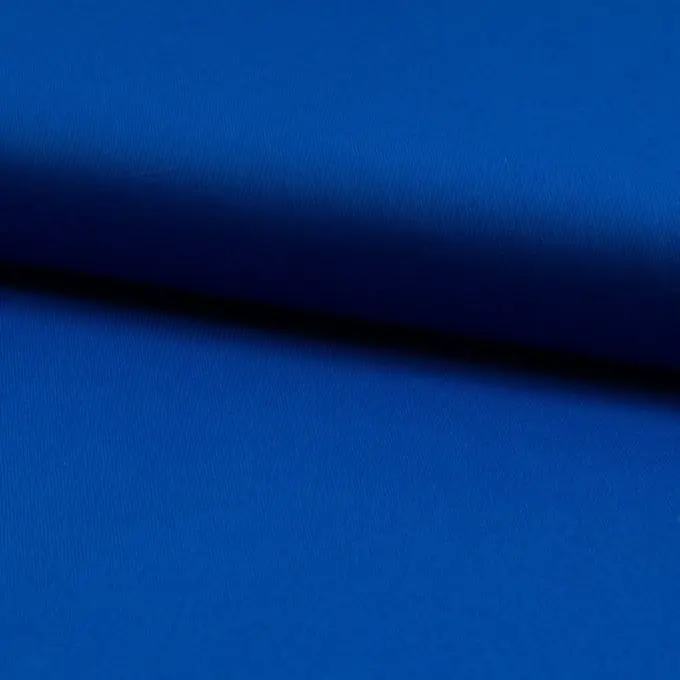 Sichere Zahlung Baumwoll-Twill-Stoff, Uni Königsblau, 150cm Breite