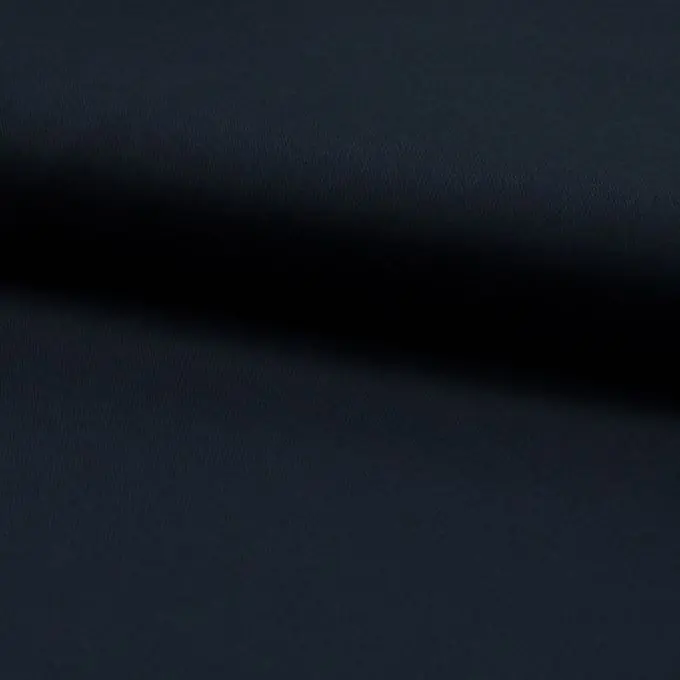 Premium Köperstoff Baumwolle einfarbig Marineblau