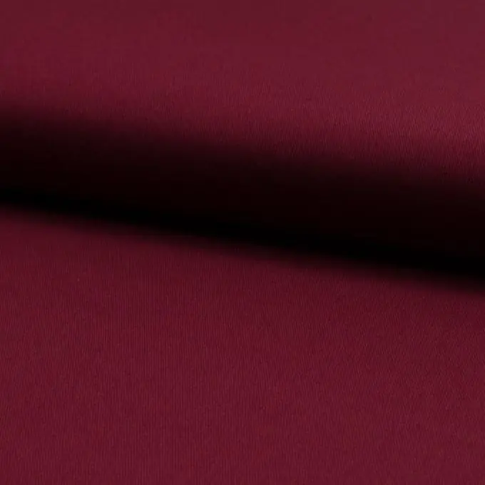 Baumwollsatin Uni Bordeaux 150cm Breite Neu Im Sortiment