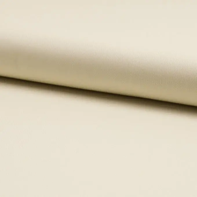 Schnäppchen Einfarbiger Köperstoff Ecru