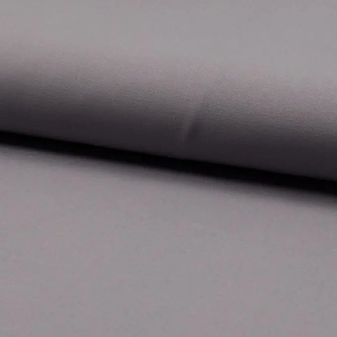 Preis Gesenkt Uni Grauer Baumwollsatin 150cm Breite