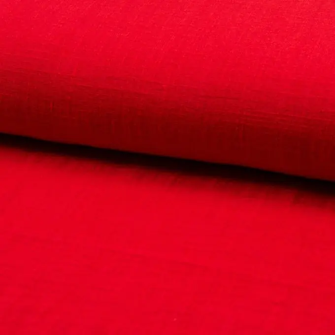 Baumwollstoff Rot Ausverkauf