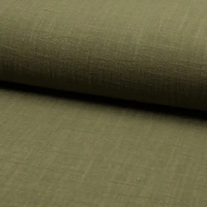 Expressversand Baumwollstoff einfarbig khaki