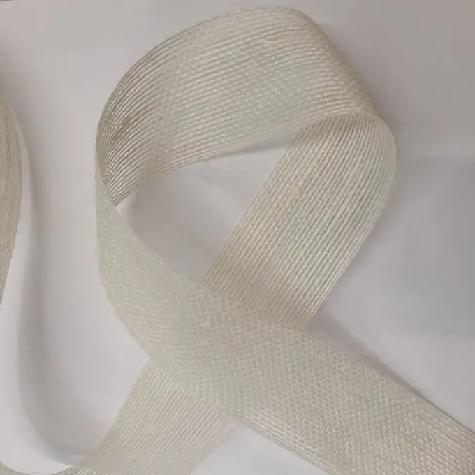 Juteband 60 mm écru Geprüft