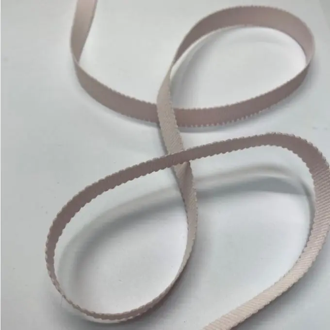 Grobkörniges Band Baumwolle 10 mm zartrosa Kostenloser Versand