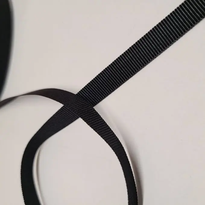 Zertifiziert Schweres grobkörniges Band Polyester 10 mm schwarz