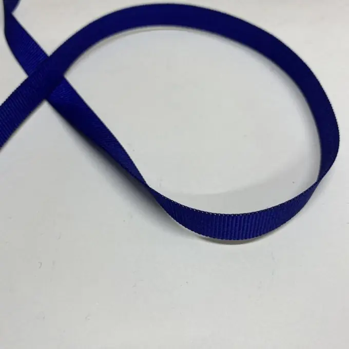 Premium Schweres grobkörniges Band Polyester 10 mm königsblau