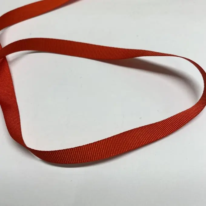 Schweres grobkörniges Band Polyester 10 mm rot Super-Preis