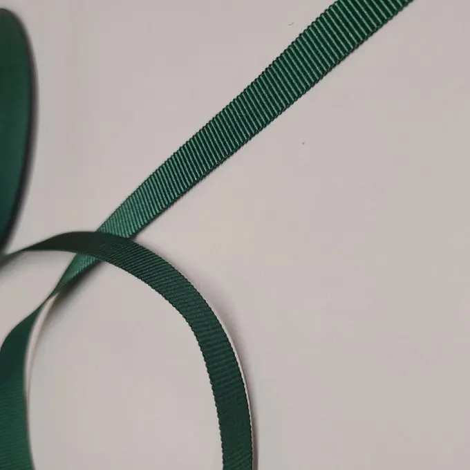 Top-Preis Schweres grobkörniges Band Polyester 10 mm grün