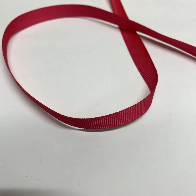 Schweres grobkörniges Band Polyester 10 mm fuchsia Meistverkauft