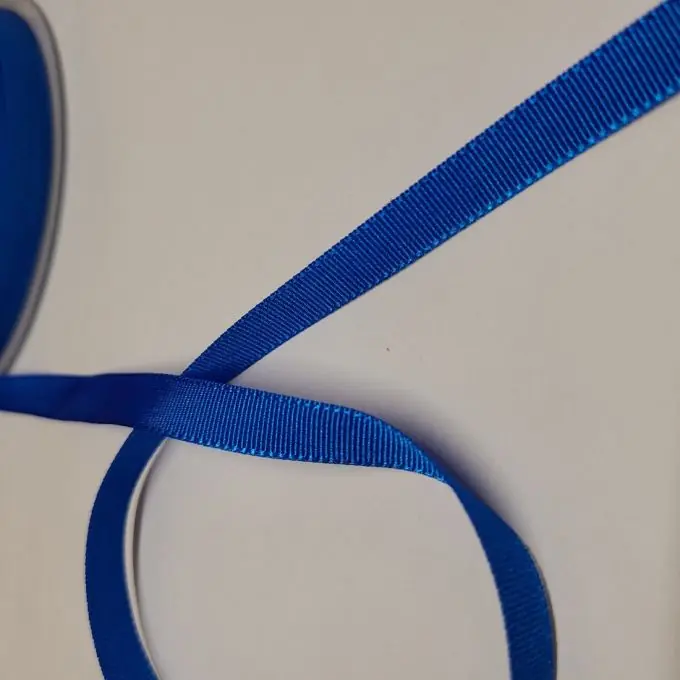 Band Polyester gestreift 10 mm königsblau Geprüft