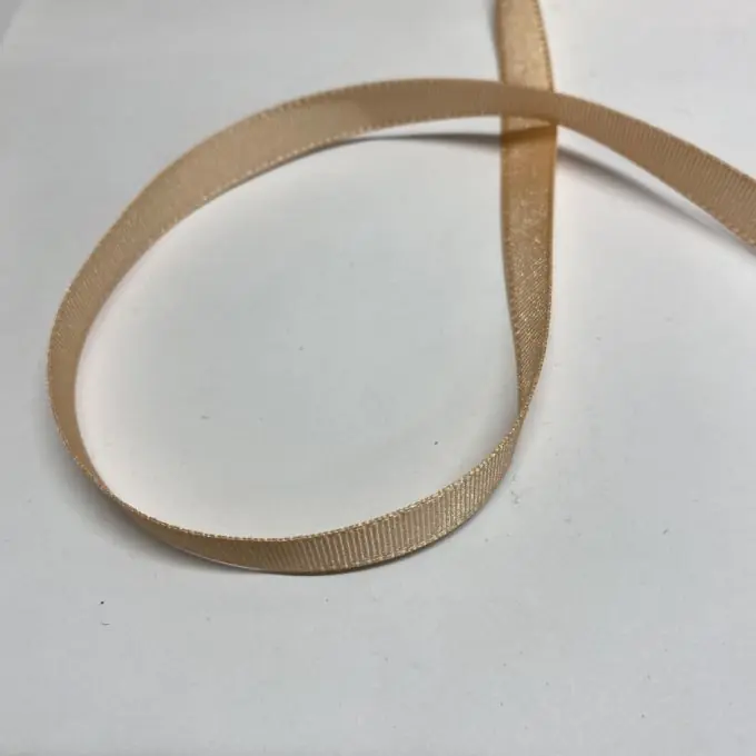Band Polyester gestreift 10 mm nude Finale Aktion