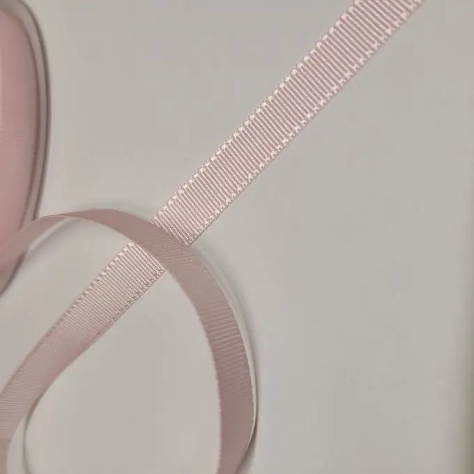 Band Polyester gestreift 10 mm babyrosa Finale Aktion