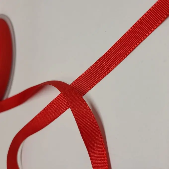 Band Polyester gestreift 10 mm rot Must-Have