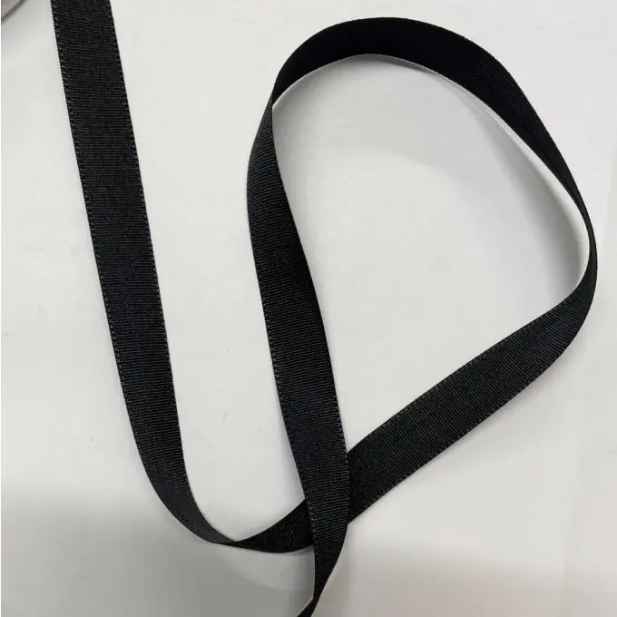 Band Polyester gestreift 16 mm schwarz Expressversand