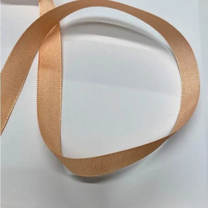 Band Polyester gestreift 16 mm nude Im Trend