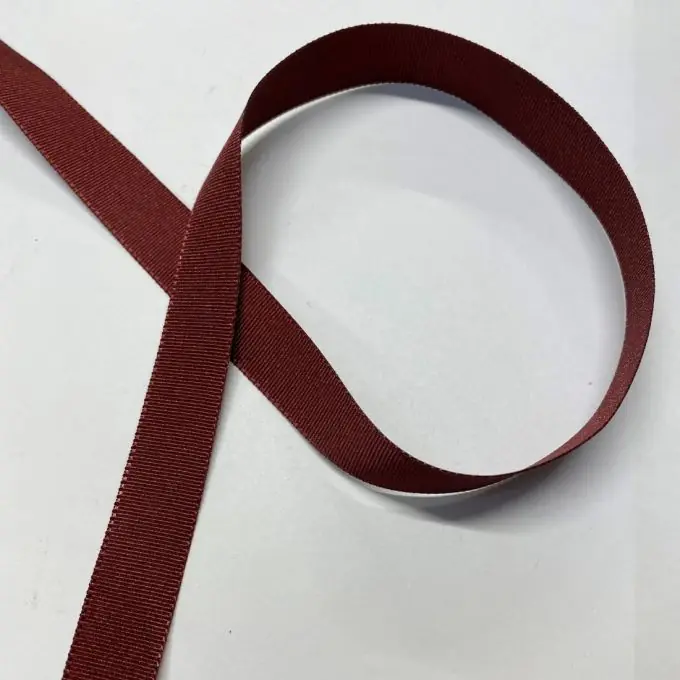 Band Polyester gestreift 16 mm bordeauxrot Nur Für Kurze Zeit