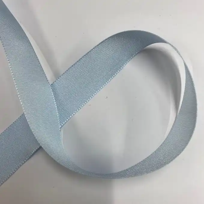 Band Polyester gestreift 25 mm babyblau Saisonangebot