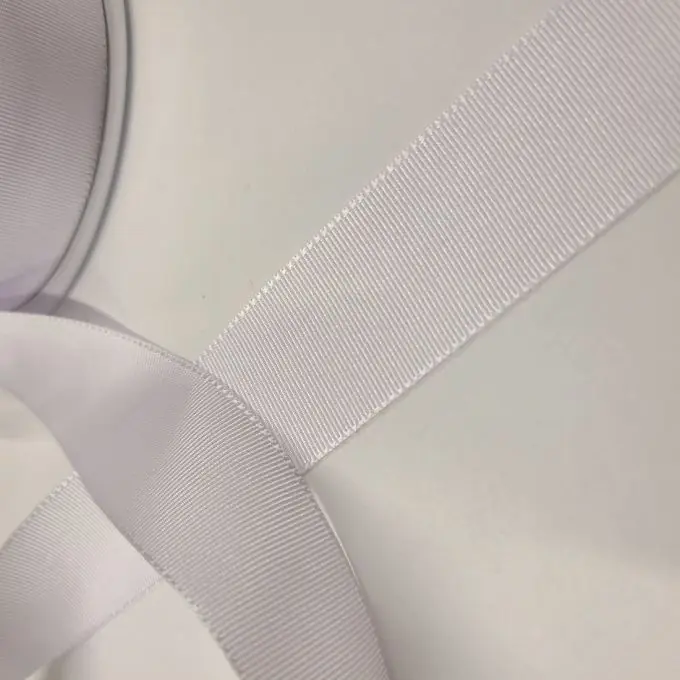 Band Polyester gestreift 25 mm weiß Finale Aktion