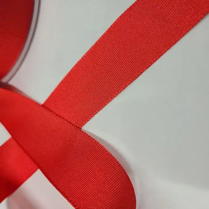 Top-Preis Band Polyester gestreift 25 mm koralle