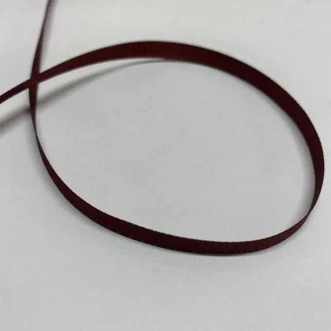 Band Polyester gestreift 6 mm bordeauxrot Wochenendangebot