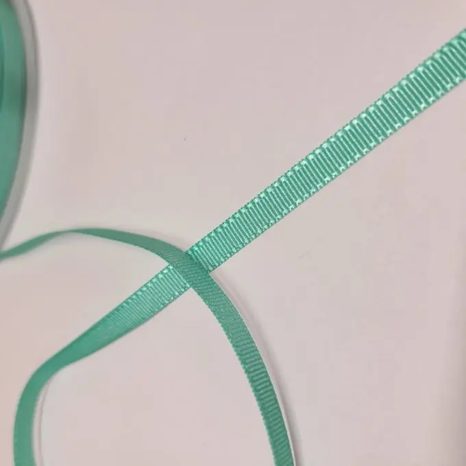 Preiswert Band Polyester gestreift 6 mm seegrün