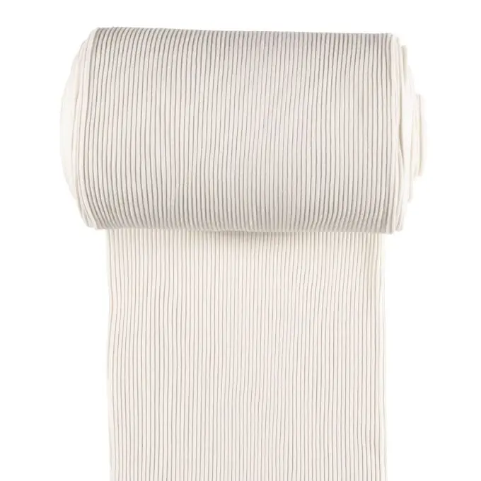 Stoffbündchen 3/3 in Ecru mit OEKO-TEX-Zertifikat Heute Kaufen