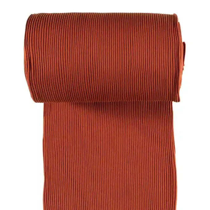 Handgefertigt Baumwoll-Elasthan-Stoffbündchen für vielseitige Kreationen