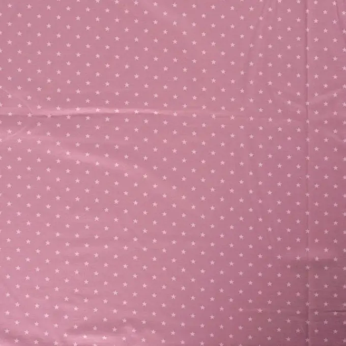 Jersey Baumwoll-Elasthan mit Sternenmuster für Nachtwäsche und Sportswear Preis Gesenkt