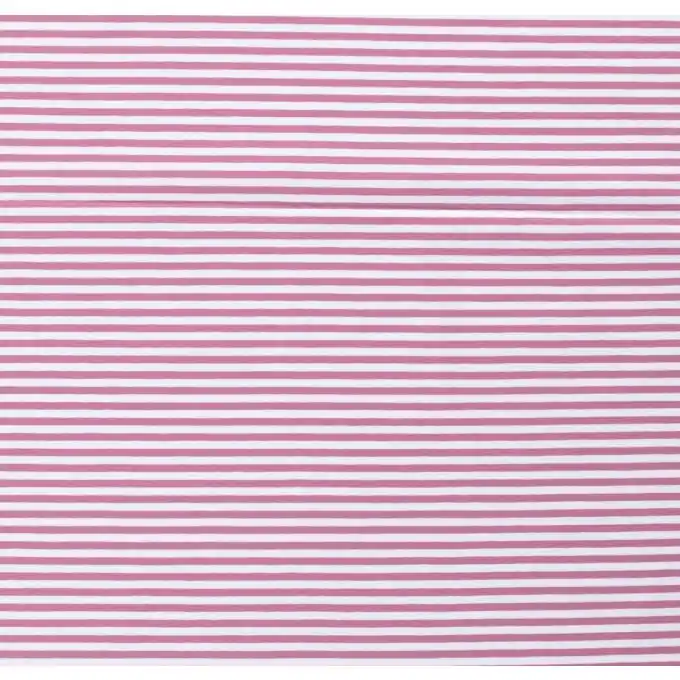 Streifen Baumwoll-Jersey in trendigem Rosa Nur Für Kurze Zeit