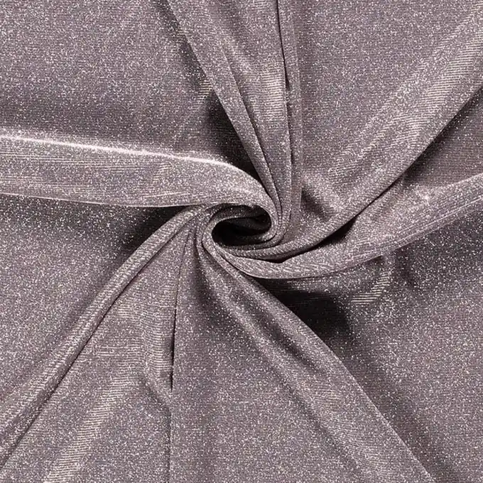 Glitzerndes Stretch-Paillettenmaterial hellrosa Weltweiter Versand