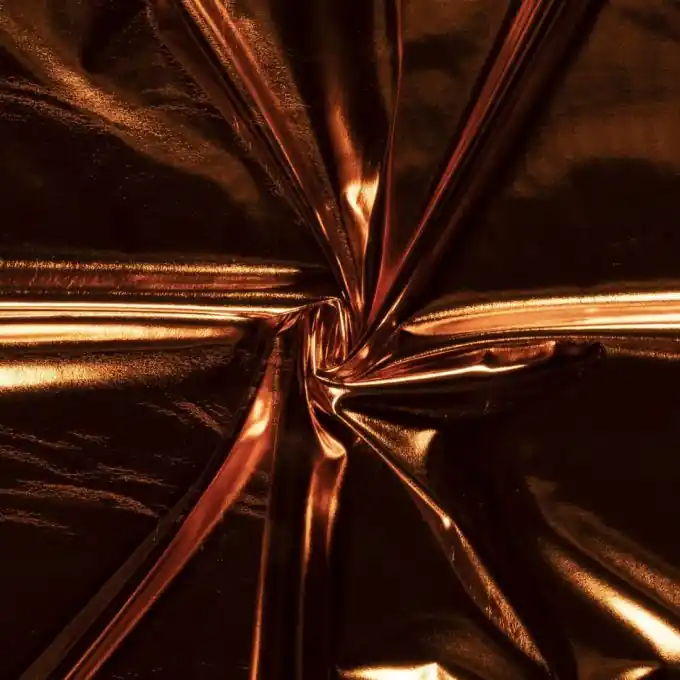 Jersey-Stoff mit Laser-Lamé-Metallglanz Stretch Kostenloser Rückversand