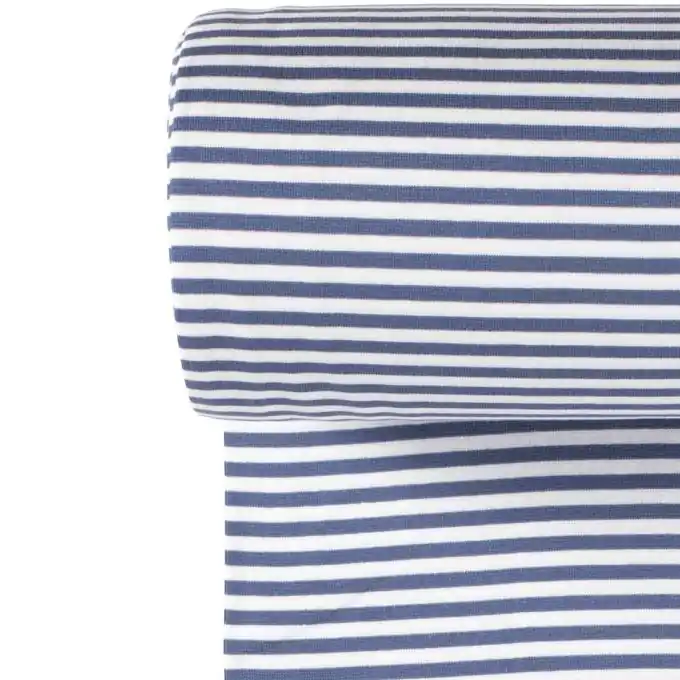 Garantierte Lieferung Baumwoll-Elasthan Schlauchbündchen mit 5mm Streifen