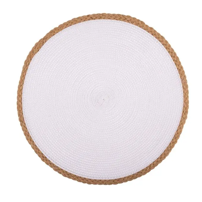Tischset rund in Ecru-Farbe Heute Kaufen