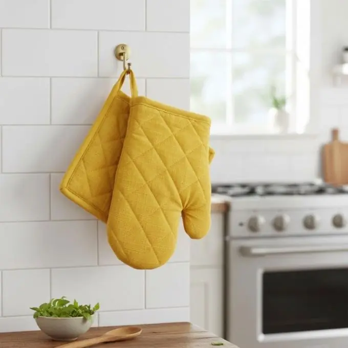 Ofenhandschuh & Topflappen Essentiel Gelb Geld-Zurück-Garantie