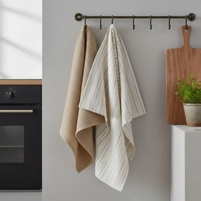 Limited Edition 2er Set Geschirrtücher Essentiel Ecru