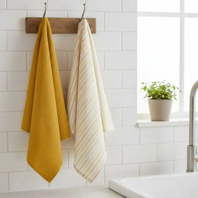 Nur Für Kurze Zeit 2er Set Geschirrtücher Essentiel Gelb