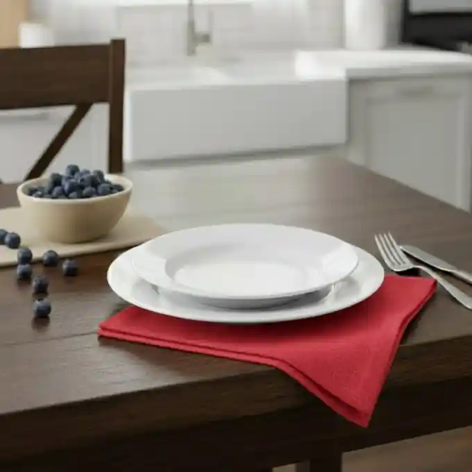 Finale Aktion Stoffserviette Essentiel rot