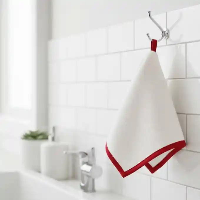 Handtuch Essentiel Rot Sonderaktion