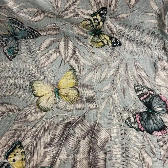 Canvas Leinen/Viskose Schmetterliinge – Thevenon Neue Ware
