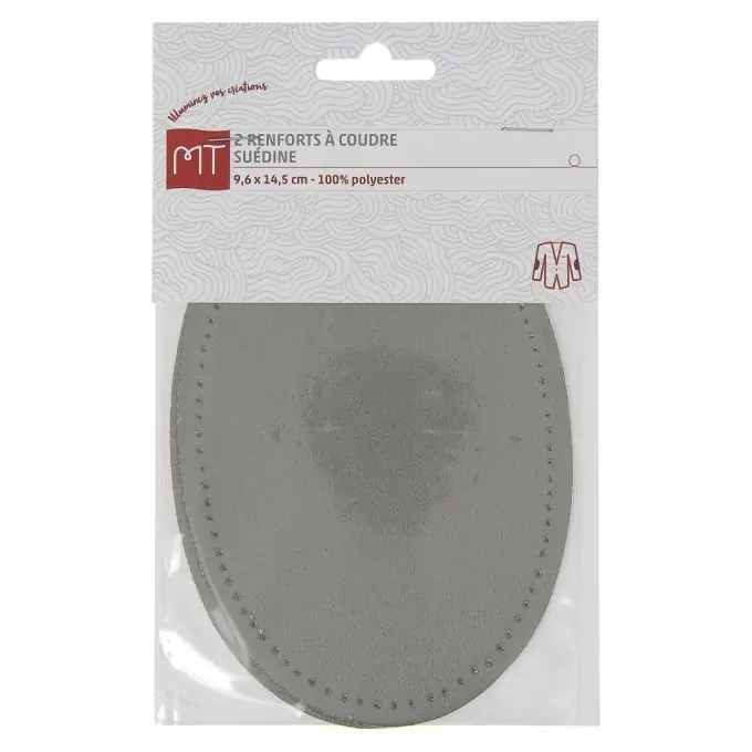 Knallerangebot MT Set: 2 dunkelgraue Wildleder-Verstärkungen für Knie und Ellenbogen