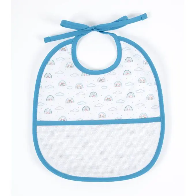 Preiswert Personalisierbares Regenbogen-Lätzchen für Babys ab 6 Monaten