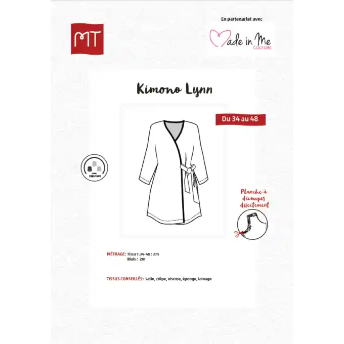 Schnittmuster MT Kimono Lynn Ab Werk